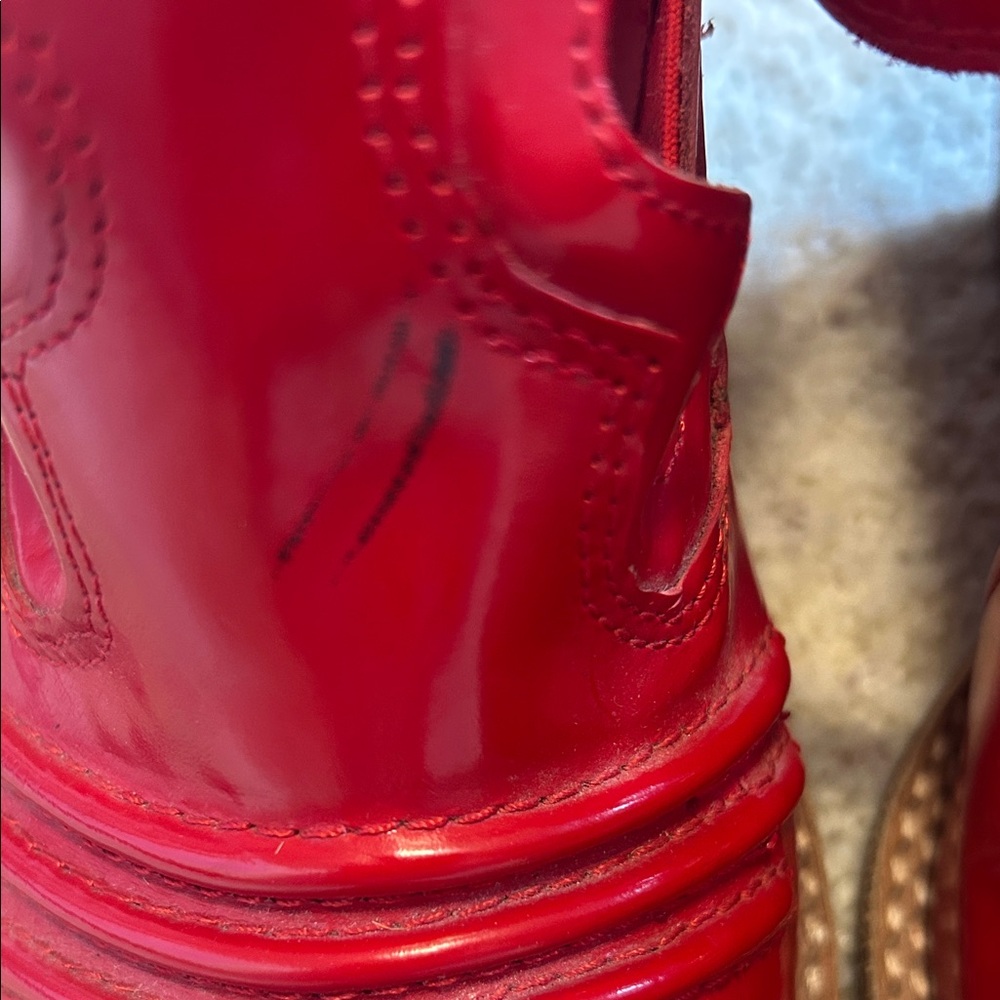 Jeffrey Campbell Red Patent Leather Heels - Picture 2 of 4